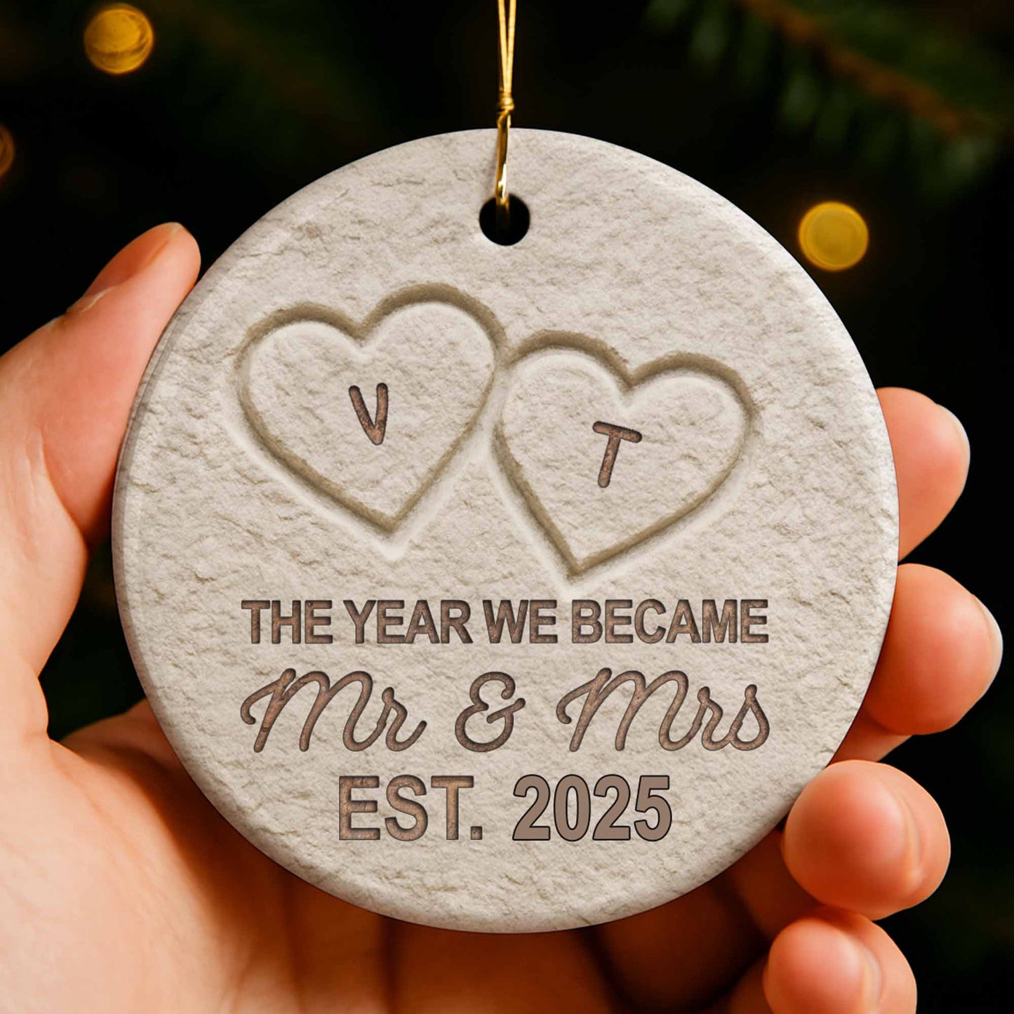 The Year We Became Mr & Mrs, Hearts Design