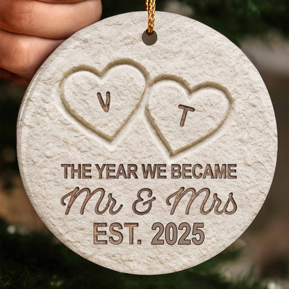 The Year We Became Mr & Mrs, Hearts Design