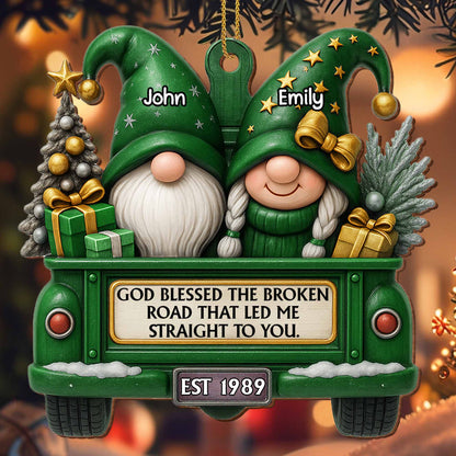 God Blessed The Broken Road That Led Me Straight To You, Christmas Decor