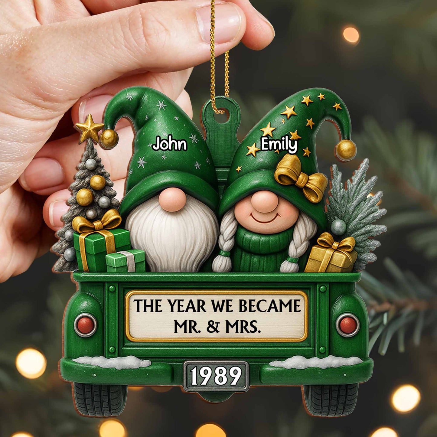 The Year We Became Mr And Mrs With Gnomes And Truck