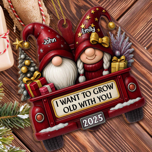 I Want To Grow Old With You, Gnomes In Red Truck