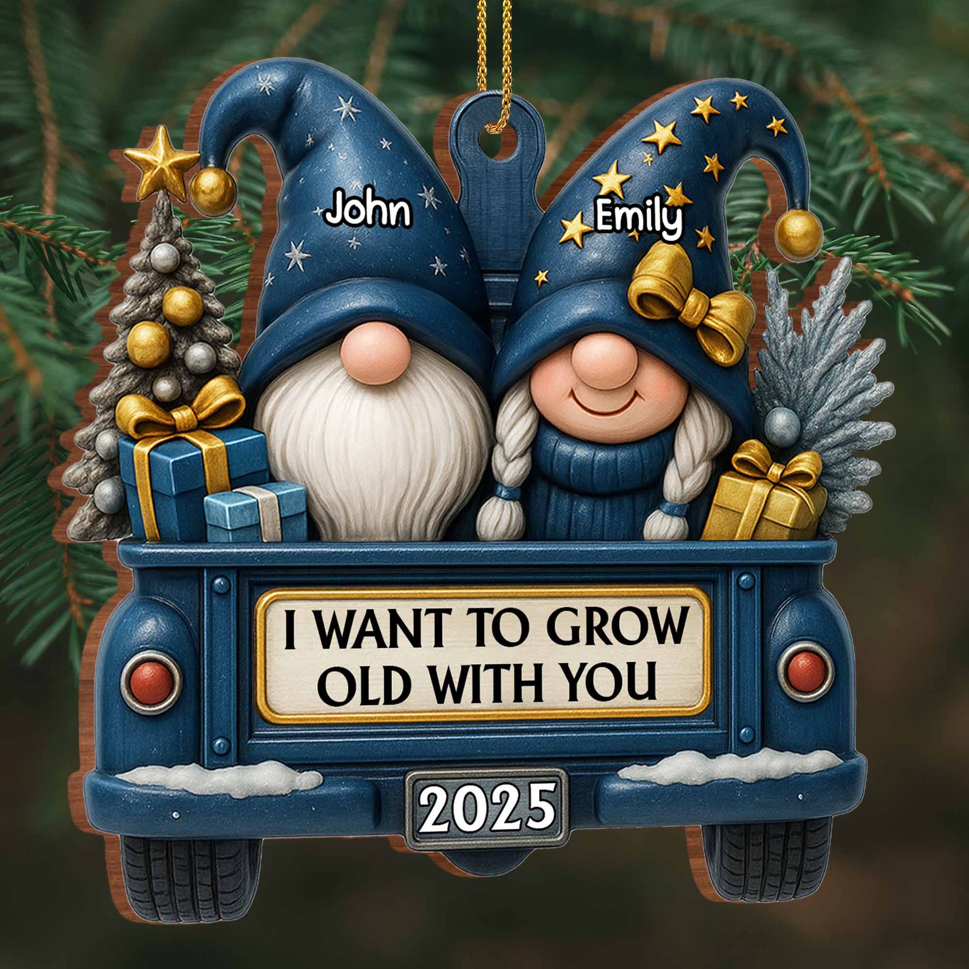 I Want To Grow Old With You, Gnomes In Red Truck