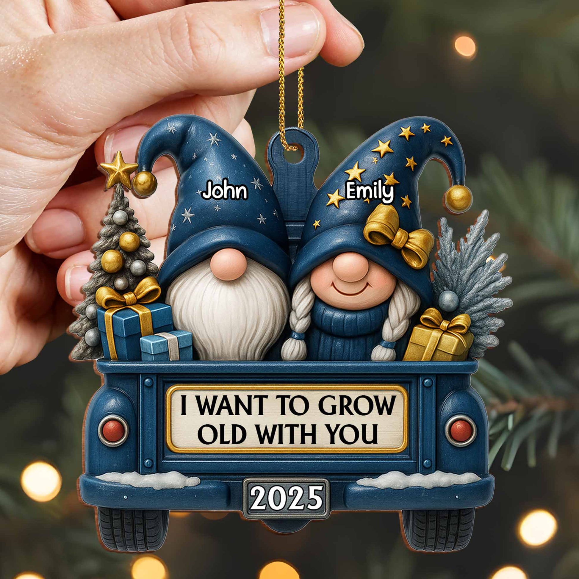 I Want To Grow Old With You, Gnomes In Red Truck