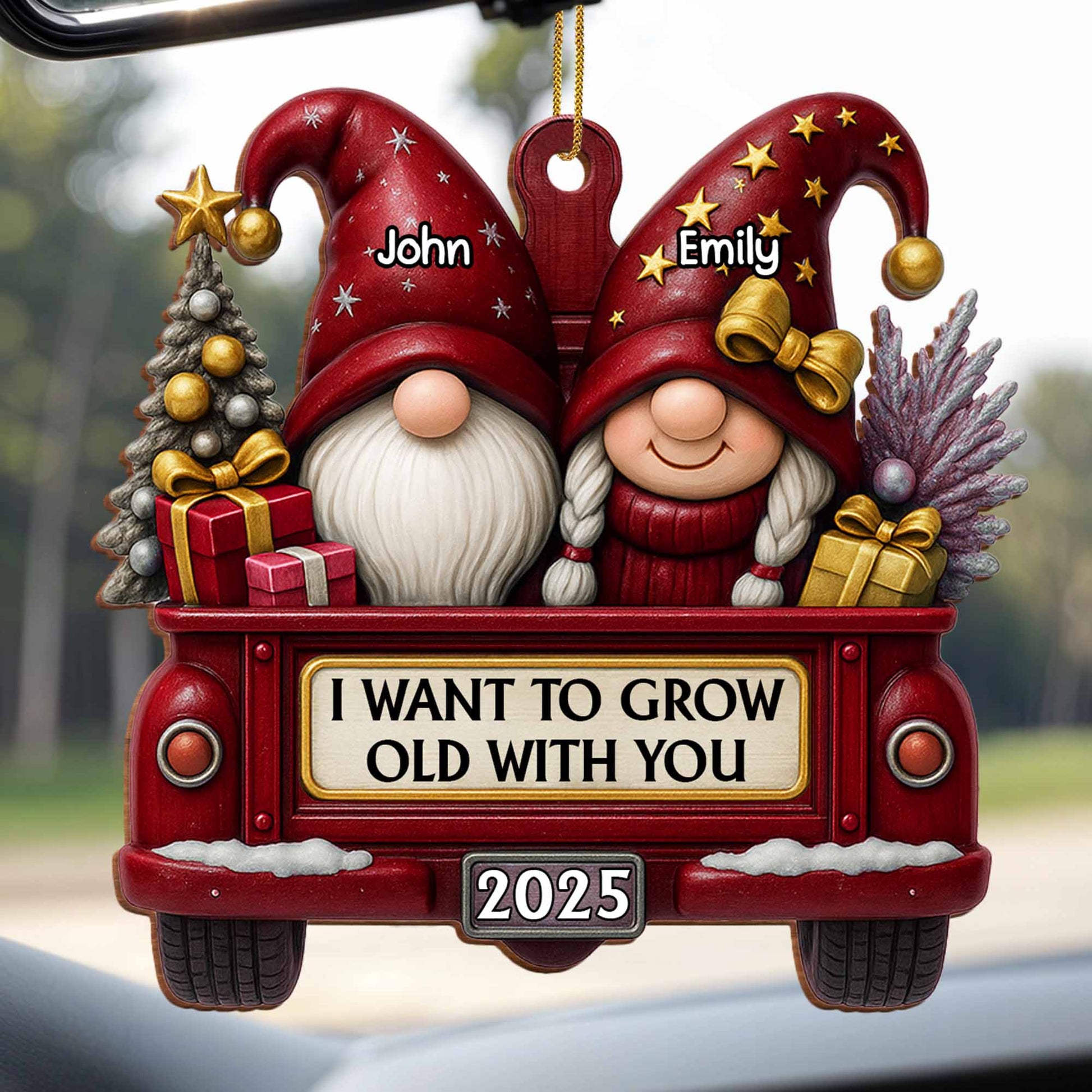 I Want To Grow Old With You, Gnomes In Red Truck