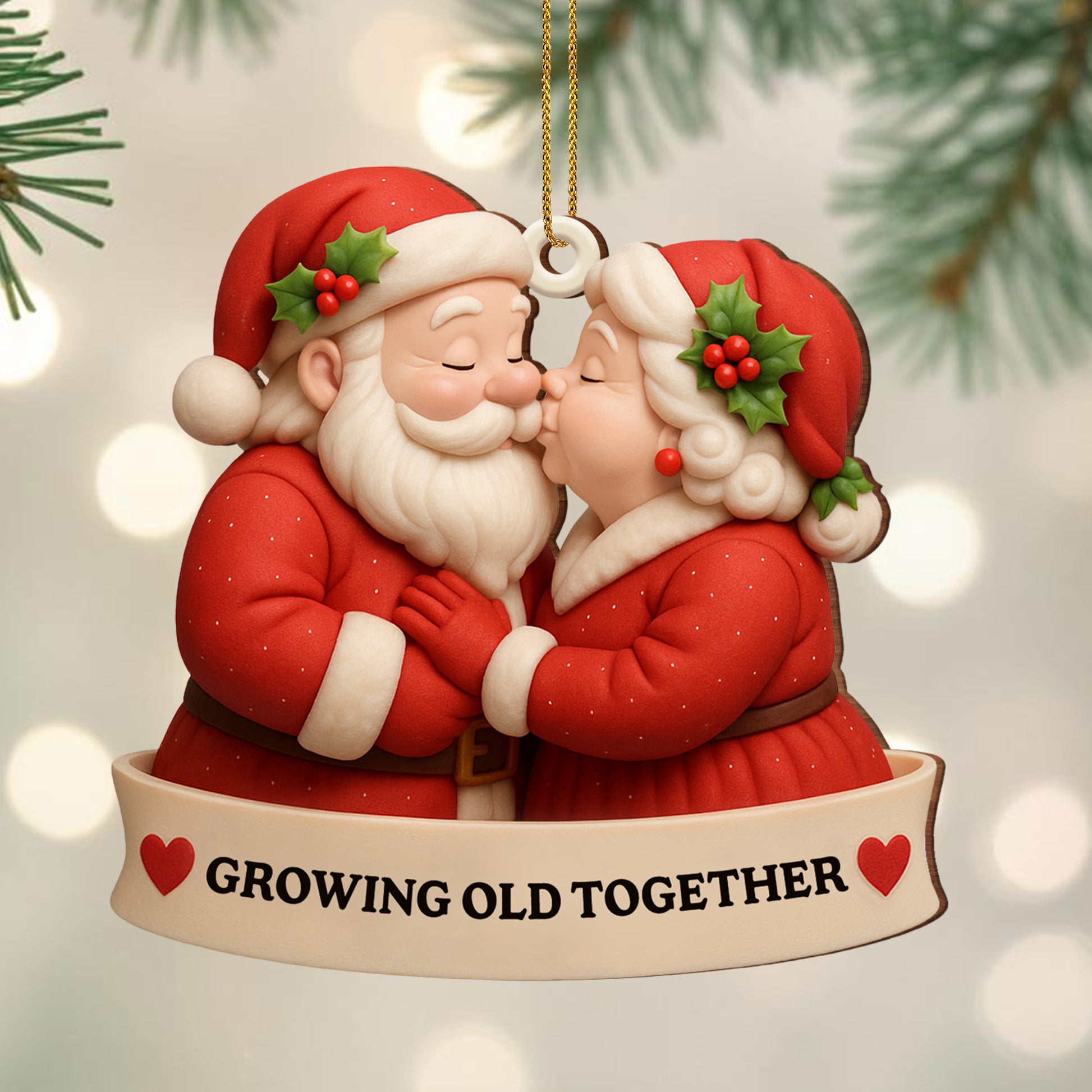 Growing Old Together With Santa And Mrs. Claus