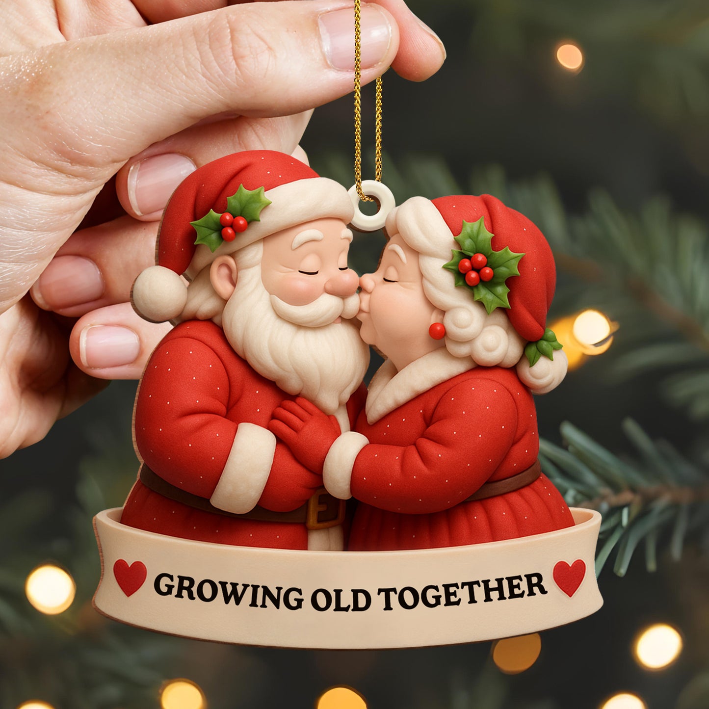 Growing Old Together With Santa And Mrs. Claus