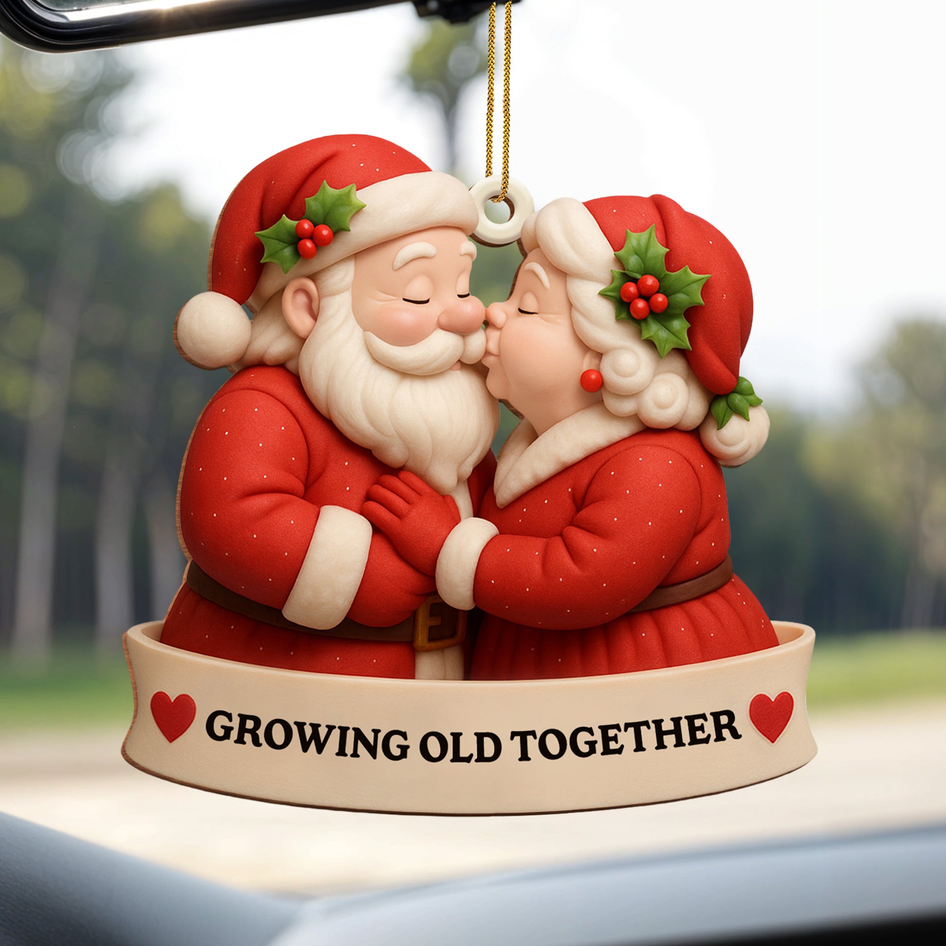 Growing Old Together With Santa And Mrs. Claus