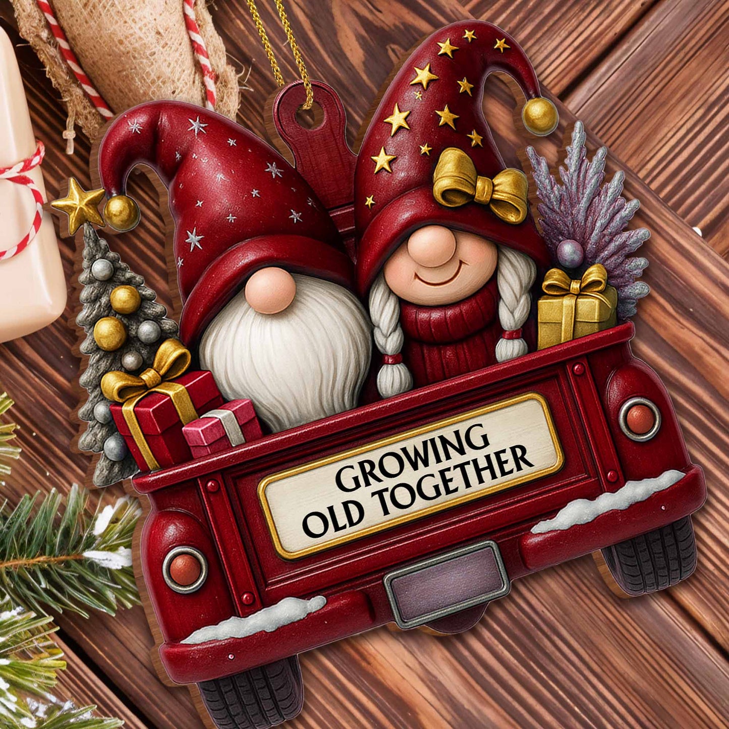Growing Old Together With Gnomes And Christmas Cheer