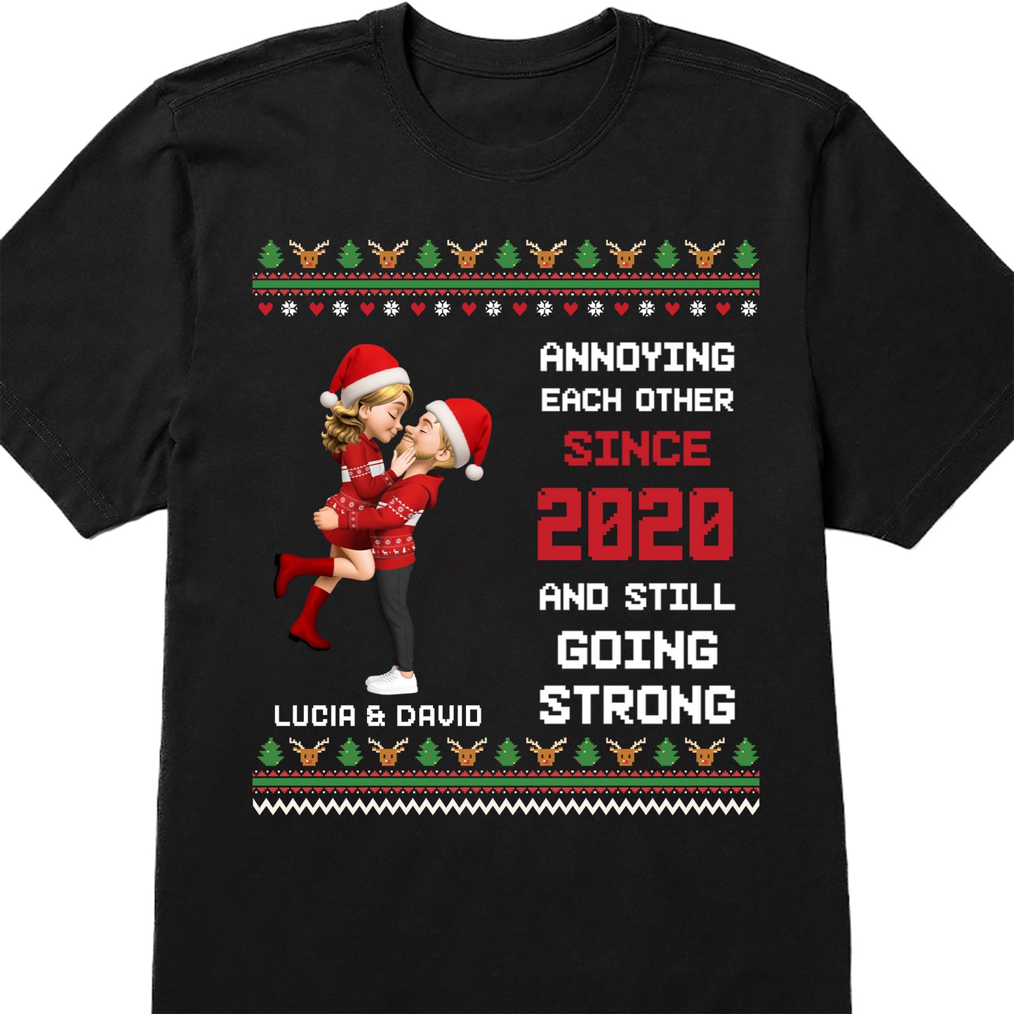Annoying Each Other Since [Year], Christmas Couple Design