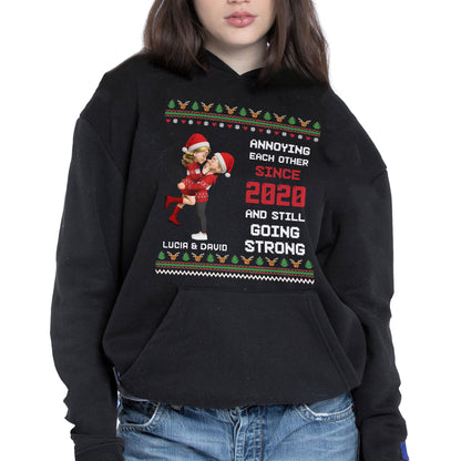 Annoying Each Other Since [Year], Christmas Couple Design