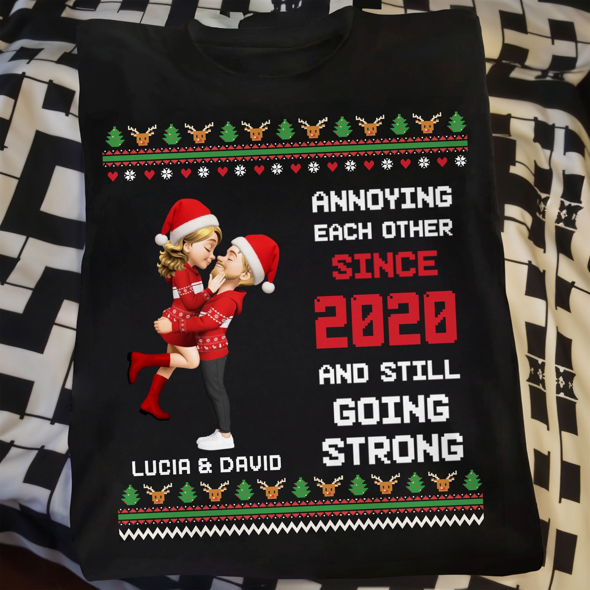 Annoying Each Other Since [Year], Christmas Couple Design
