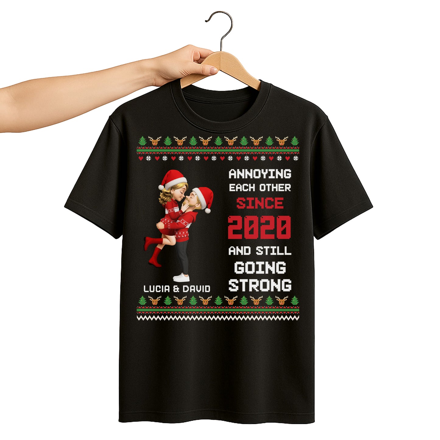 Annoying Each Other Since [Year], Christmas Couple Design