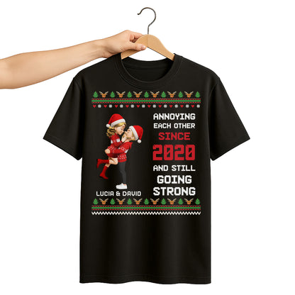 Annoying Each Other Since [Year], Christmas Couple Design