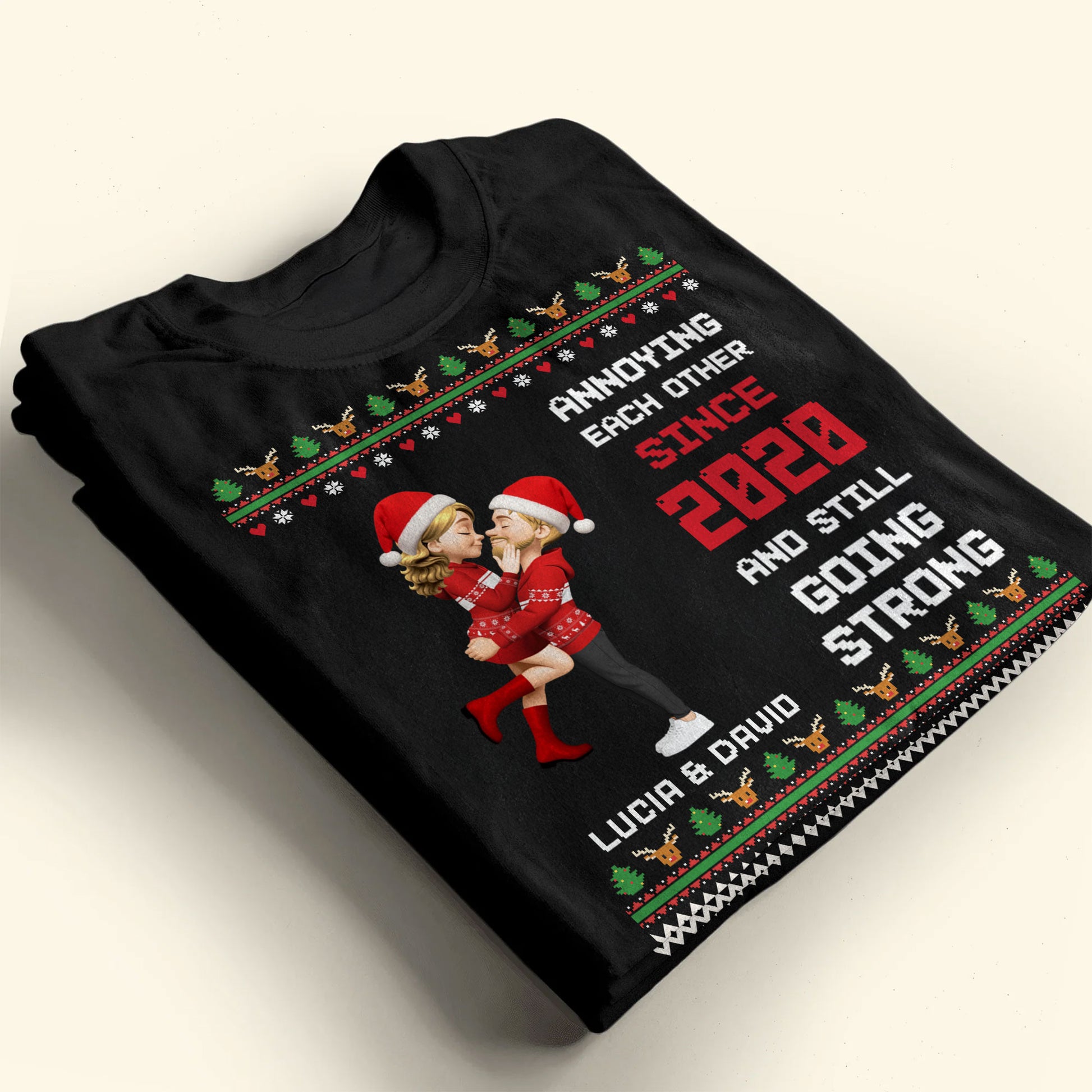 Annoying Each Other Since [Year], Christmas Couple Design