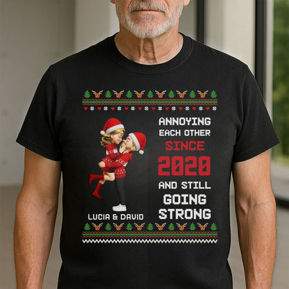Annoying Each Other Since [Year], Christmas Couple Design