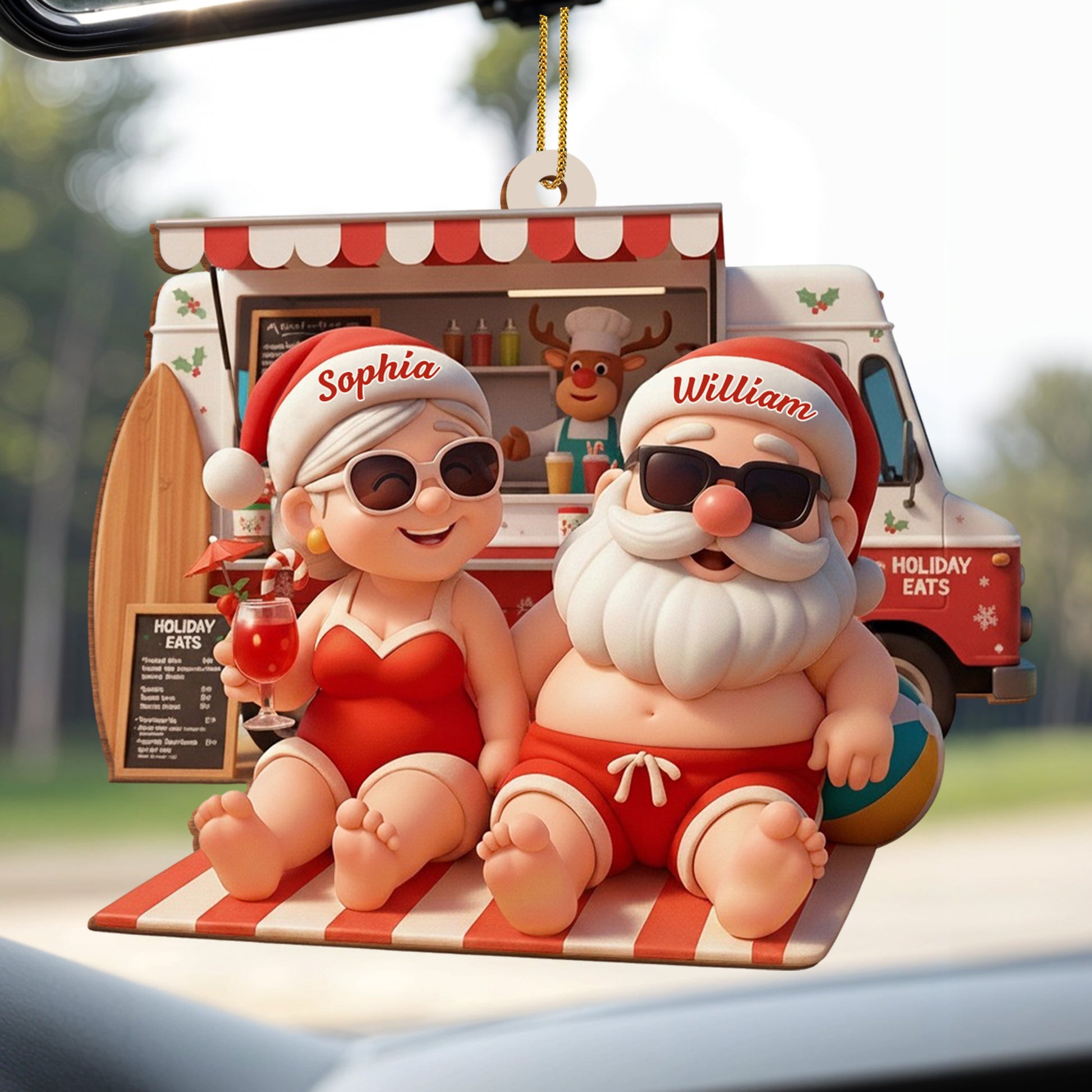 Celebrate Warm Tropical Christmas With Santa And Mrs. Claus