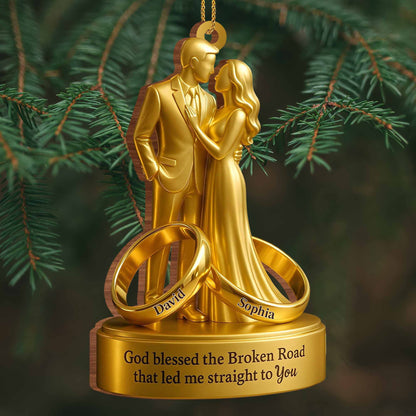 God Blessed The Broken Road, Couple And Rings