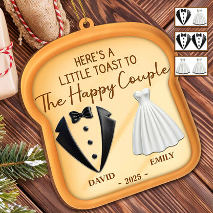 A Little Toast To The Happy Couple, Wedding Dress And Tuxedo