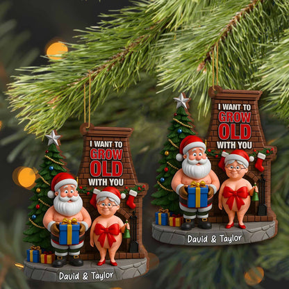 I Want To Grow Old With You, Santa Claus And Fireplace