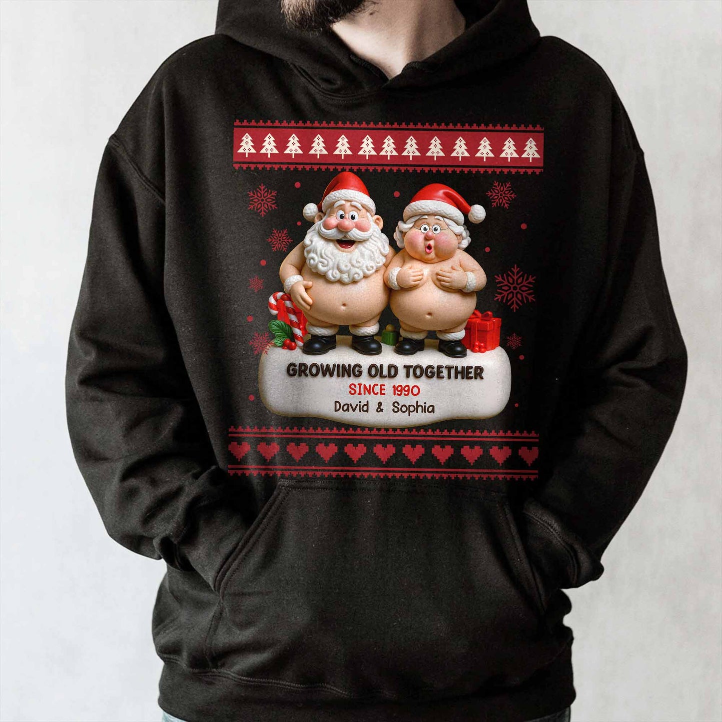 Growing Old Together, Santa Claus And Holiday Themes