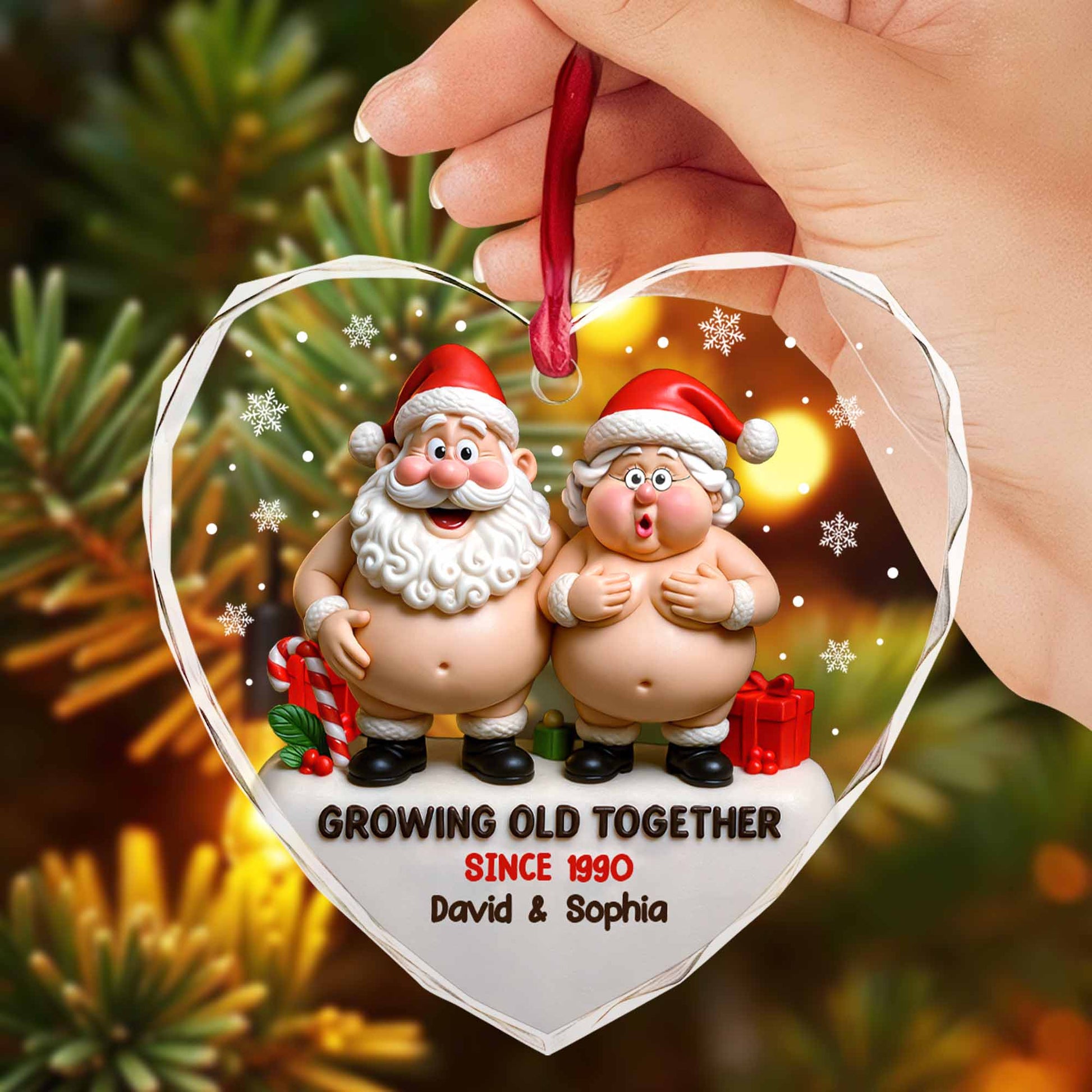 Growing Old Together, Santa Claus And Holiday Cheer