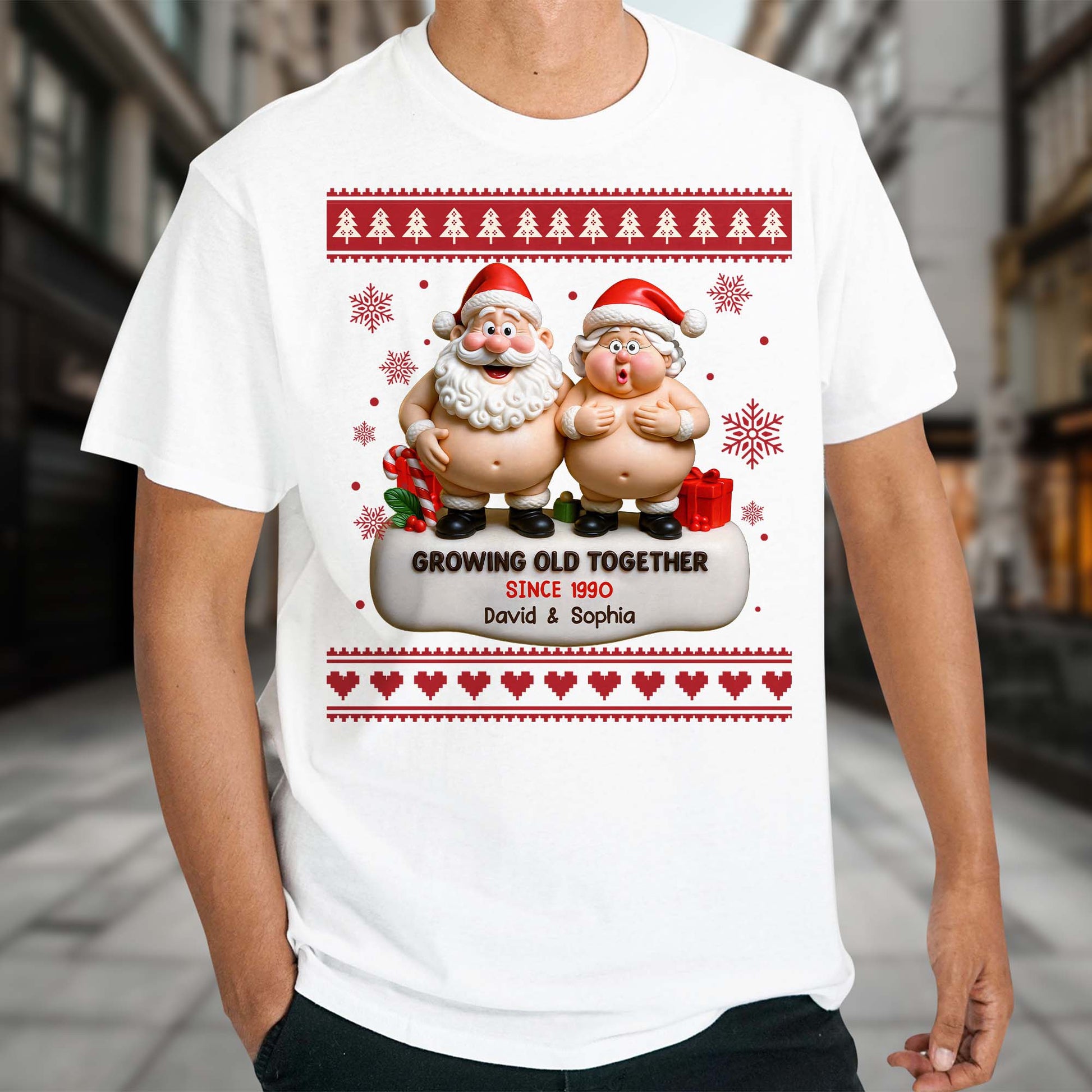 Growing Old Together, Santa Claus Figures And Christmas Themes