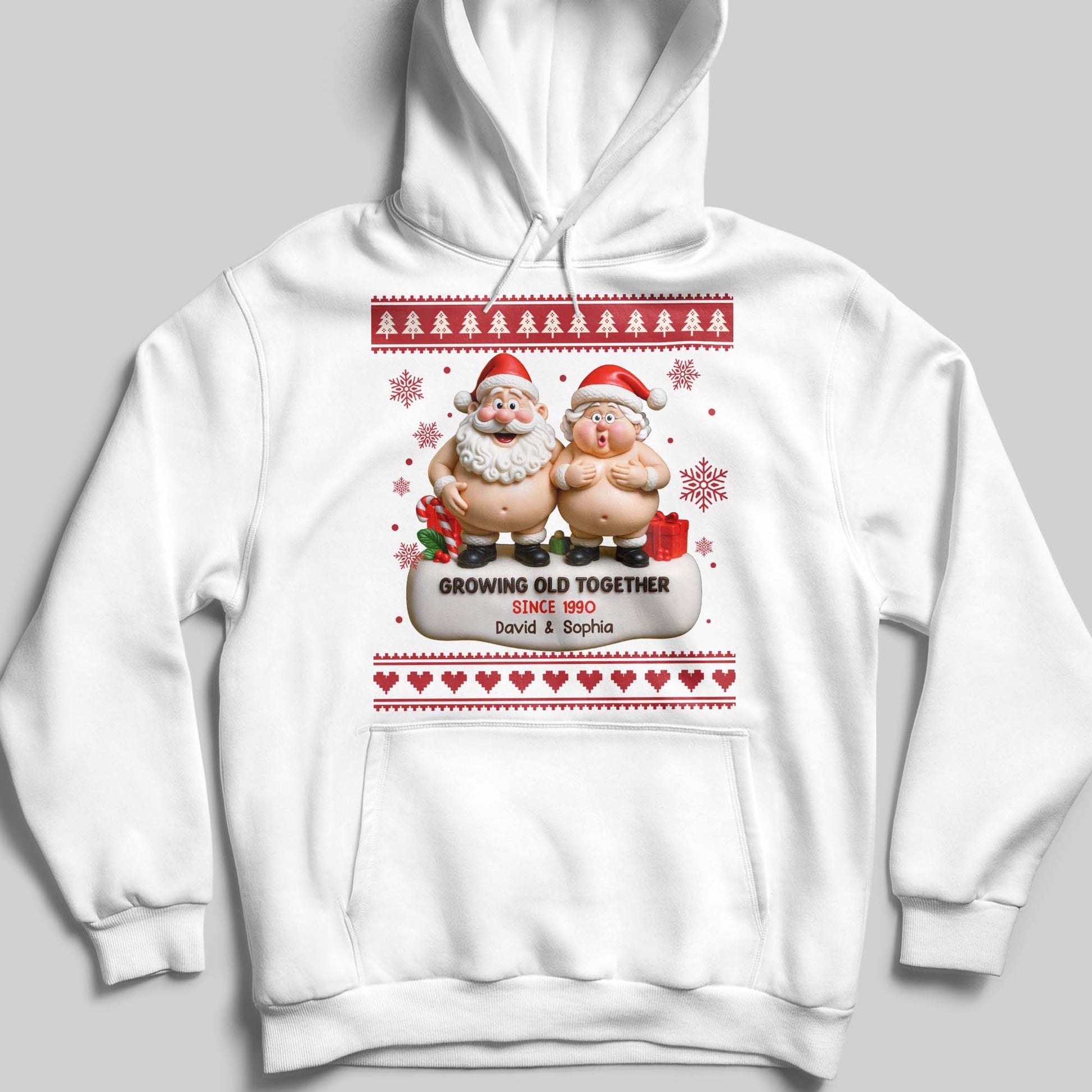 Growing Old Together, Santa Claus Figures And Christmas Themes