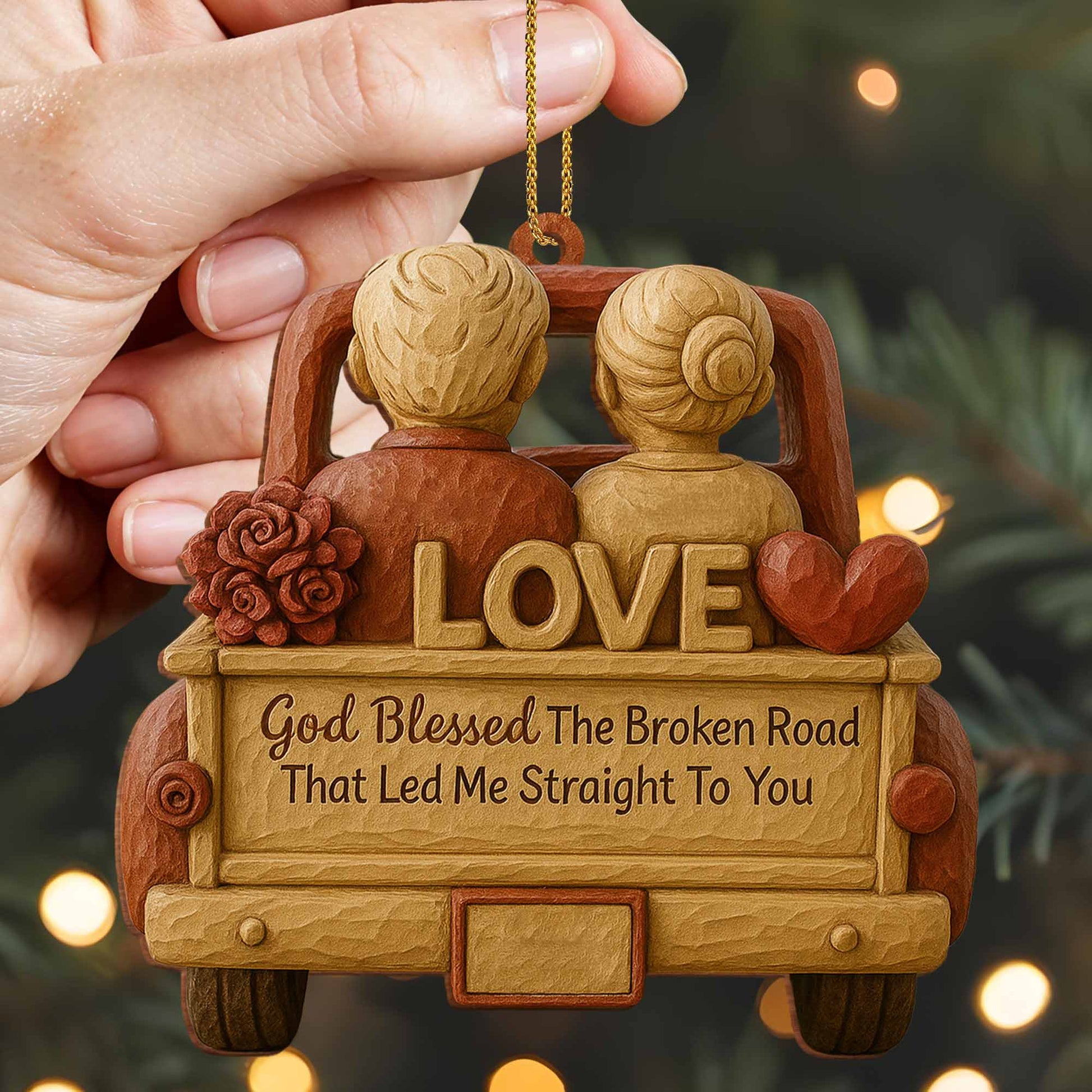 God Blessed The Broken Road With Couple In Car