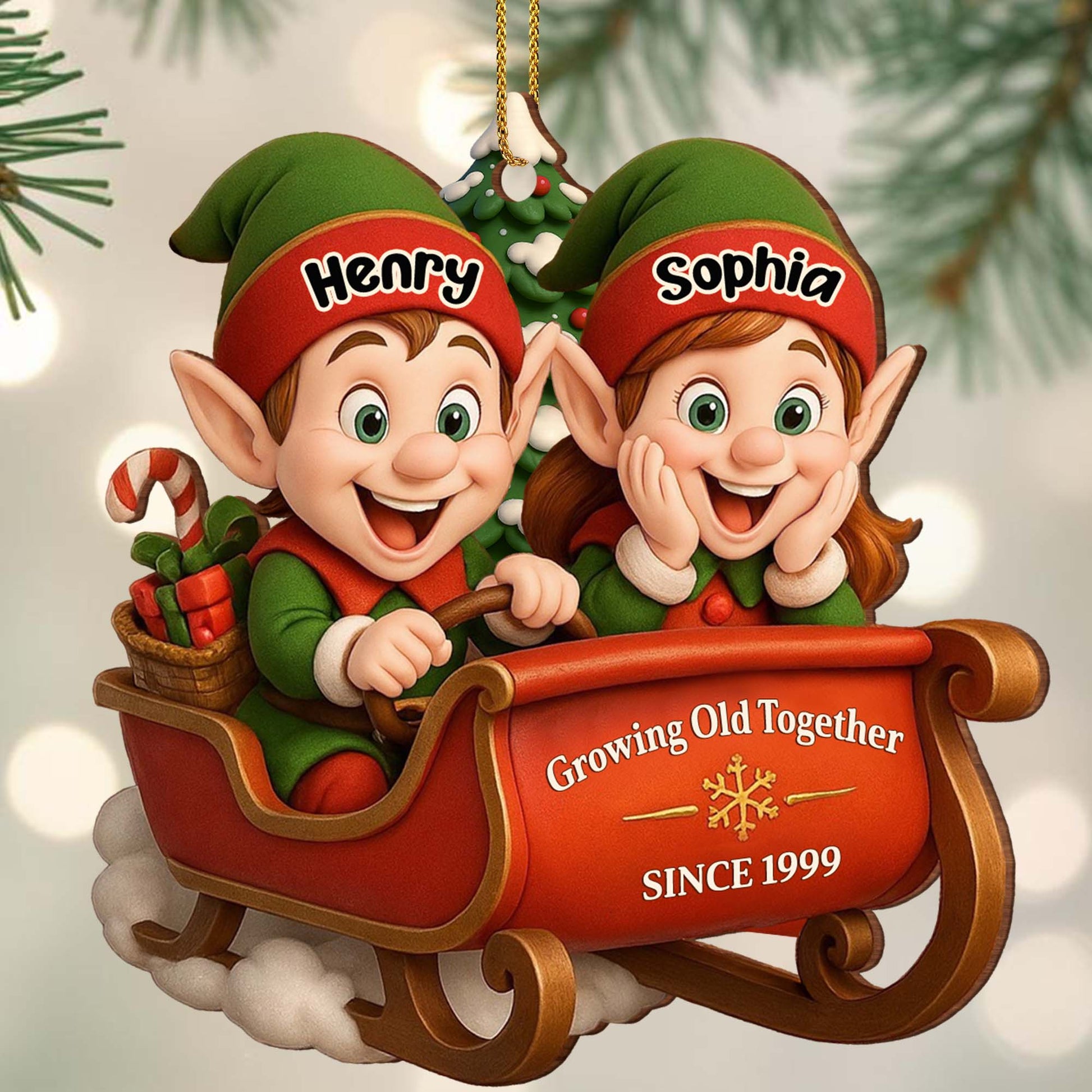 Growing Old Together Sleigh Ride With Elves