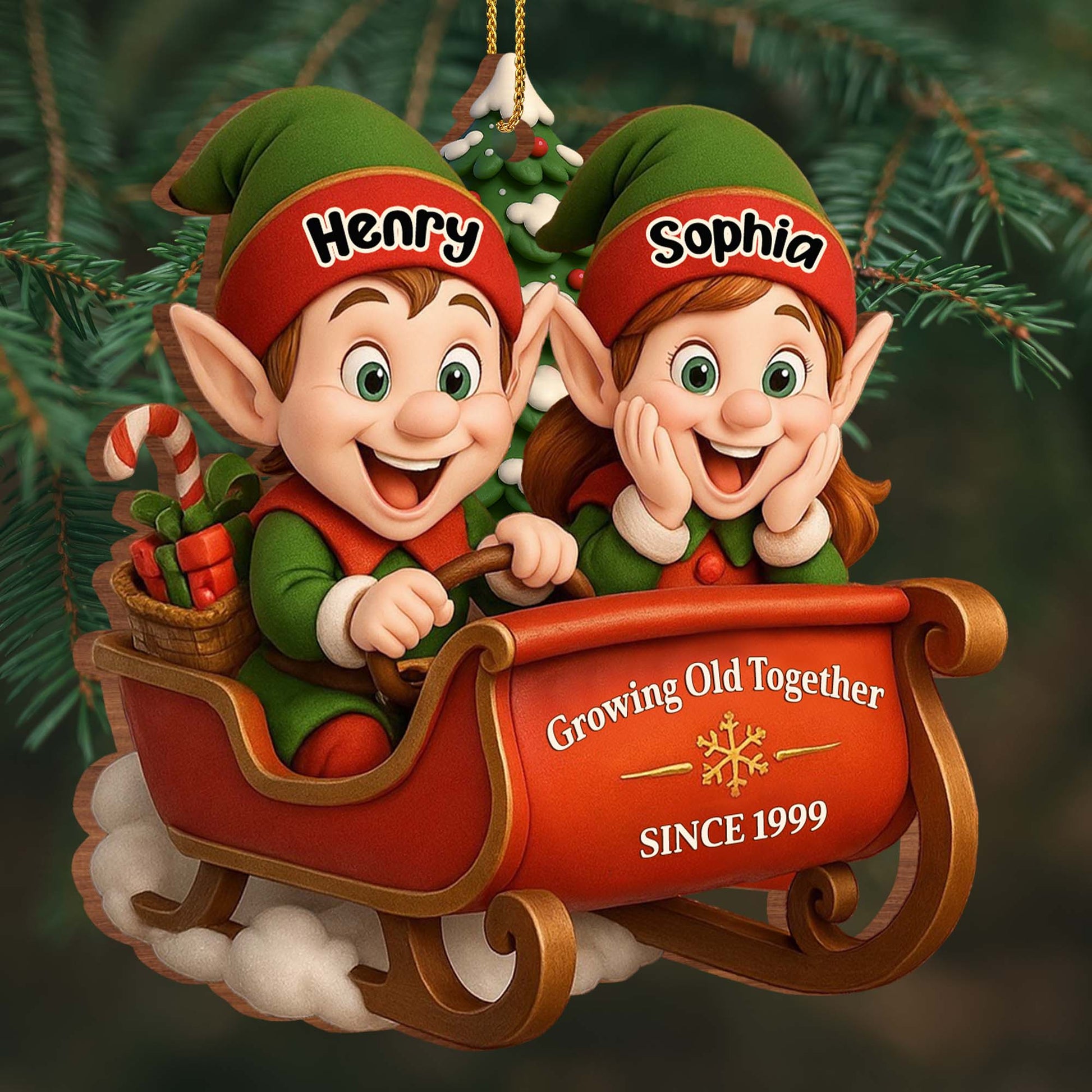 Growing Old Together Sleigh Ride With Elves