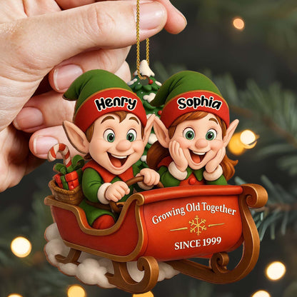 Growing Old Together Sleigh Ride With Elves