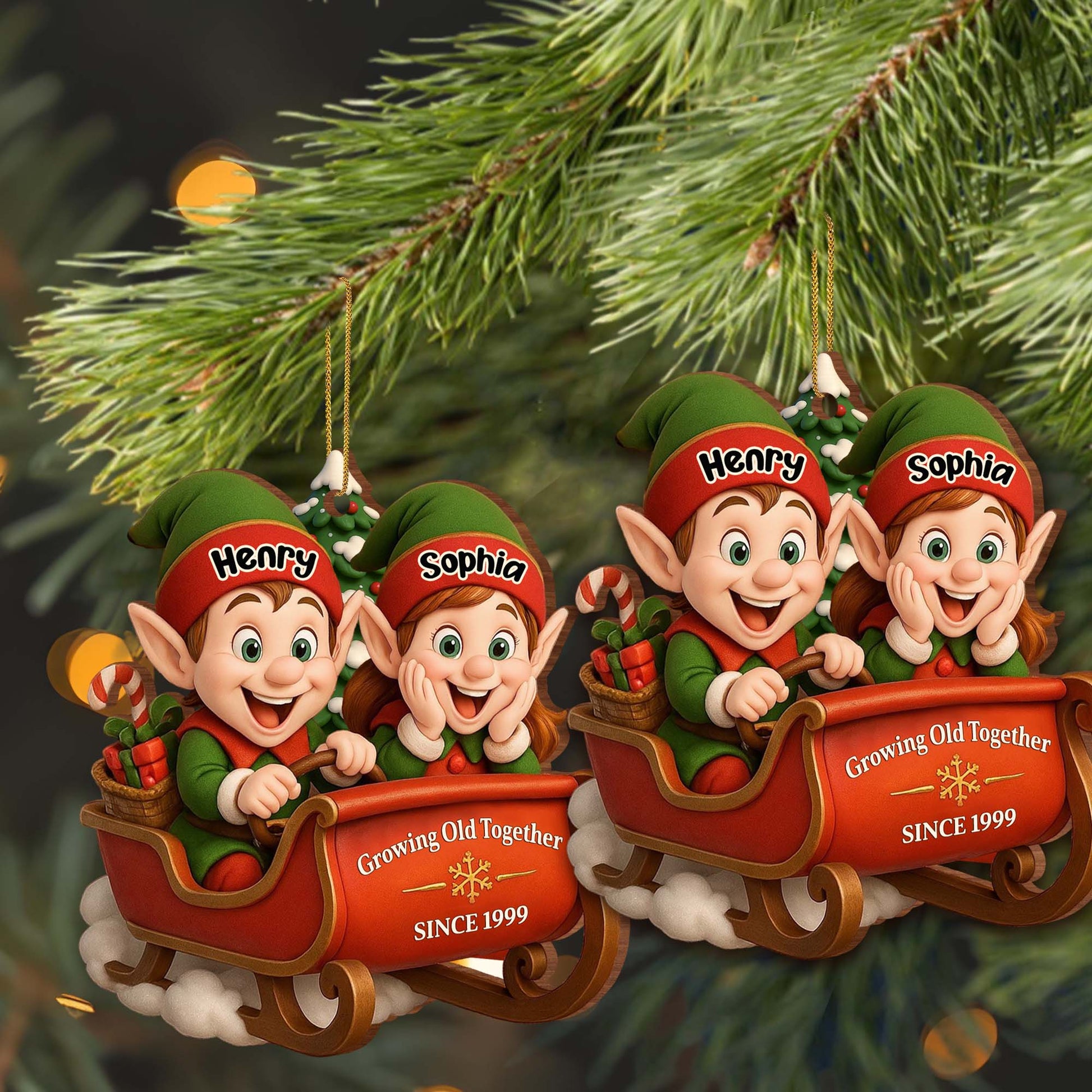 Growing Old Together Sleigh Ride With Elves