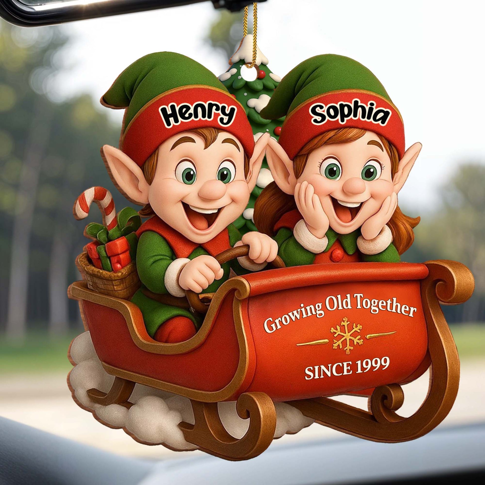 Growing Old Together Sleigh Ride With Elves
