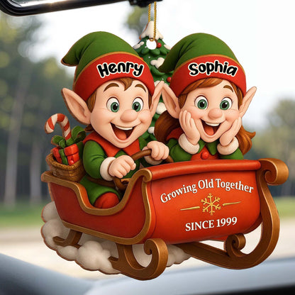 Growing Old Together Sleigh Ride With Elves