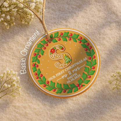 Our First Christmas As Mr & Mrs, Holly And Berries