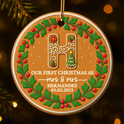 Our First Christmas As Mr & Mrs, Holly And Berries