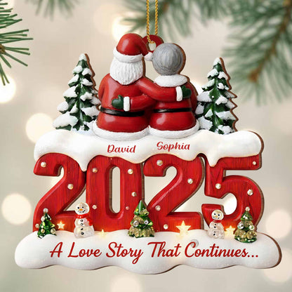 A Love Story That Continues, Santa Claus And Christmas Themes