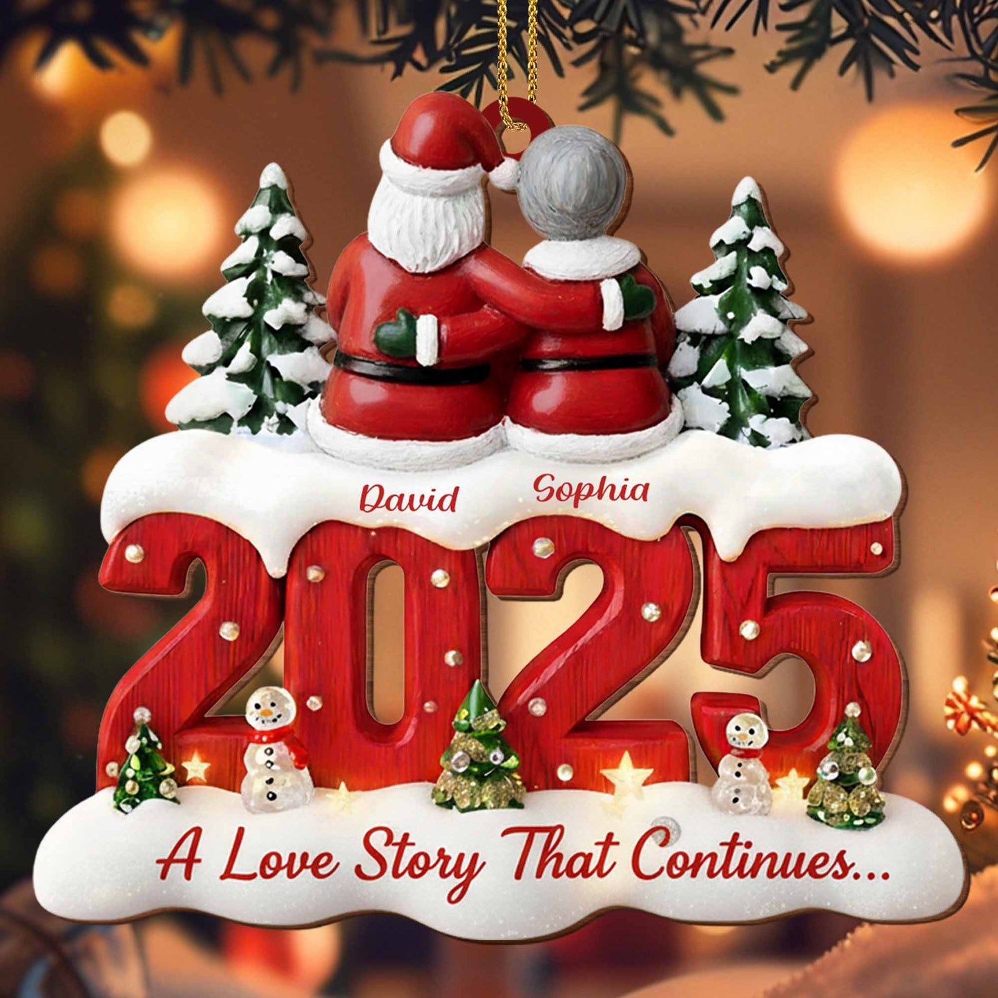 A Love Story That Continues, Santa Claus And Christmas Themes