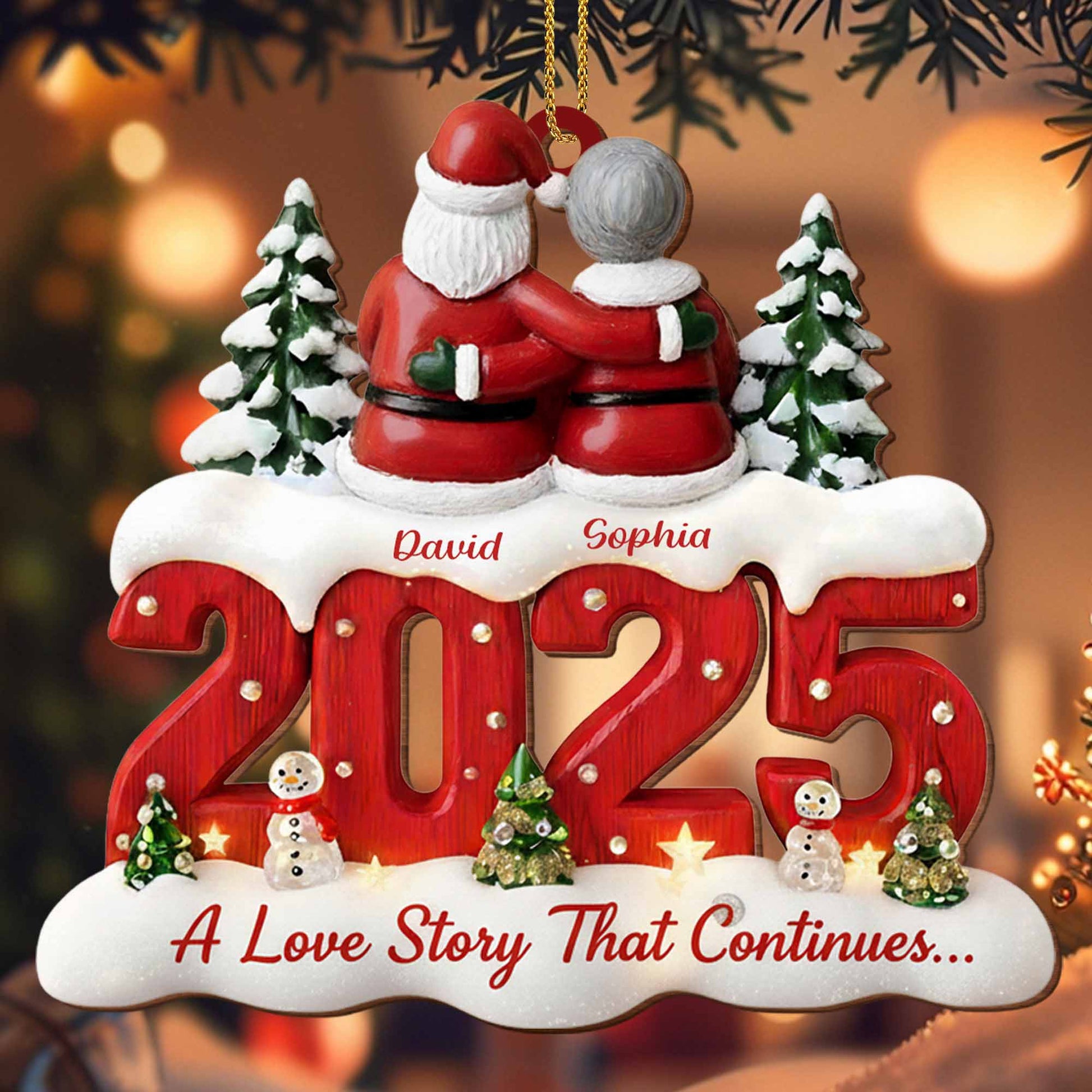 A Love Story That Continues, Santa Claus And Christmas Themes