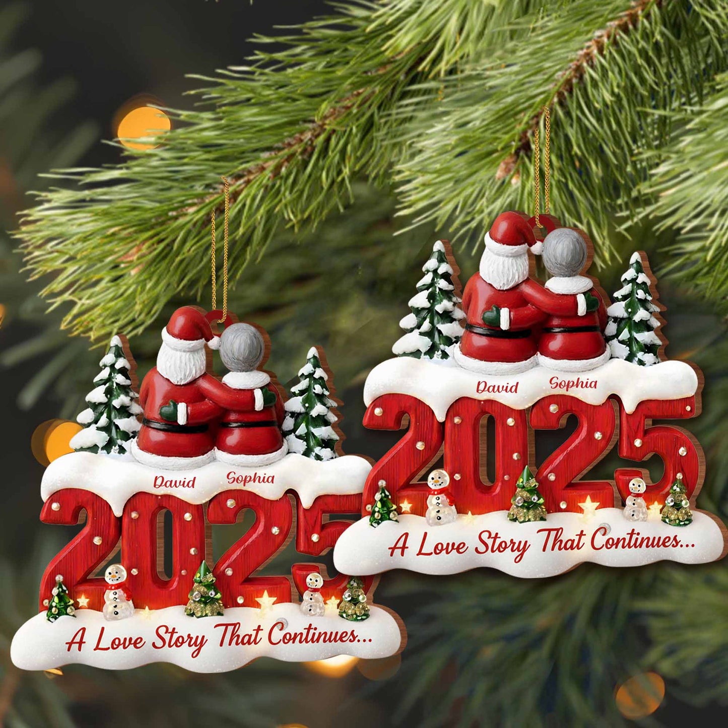 A Love Story That Continues, Santa Claus And Christmas Themes