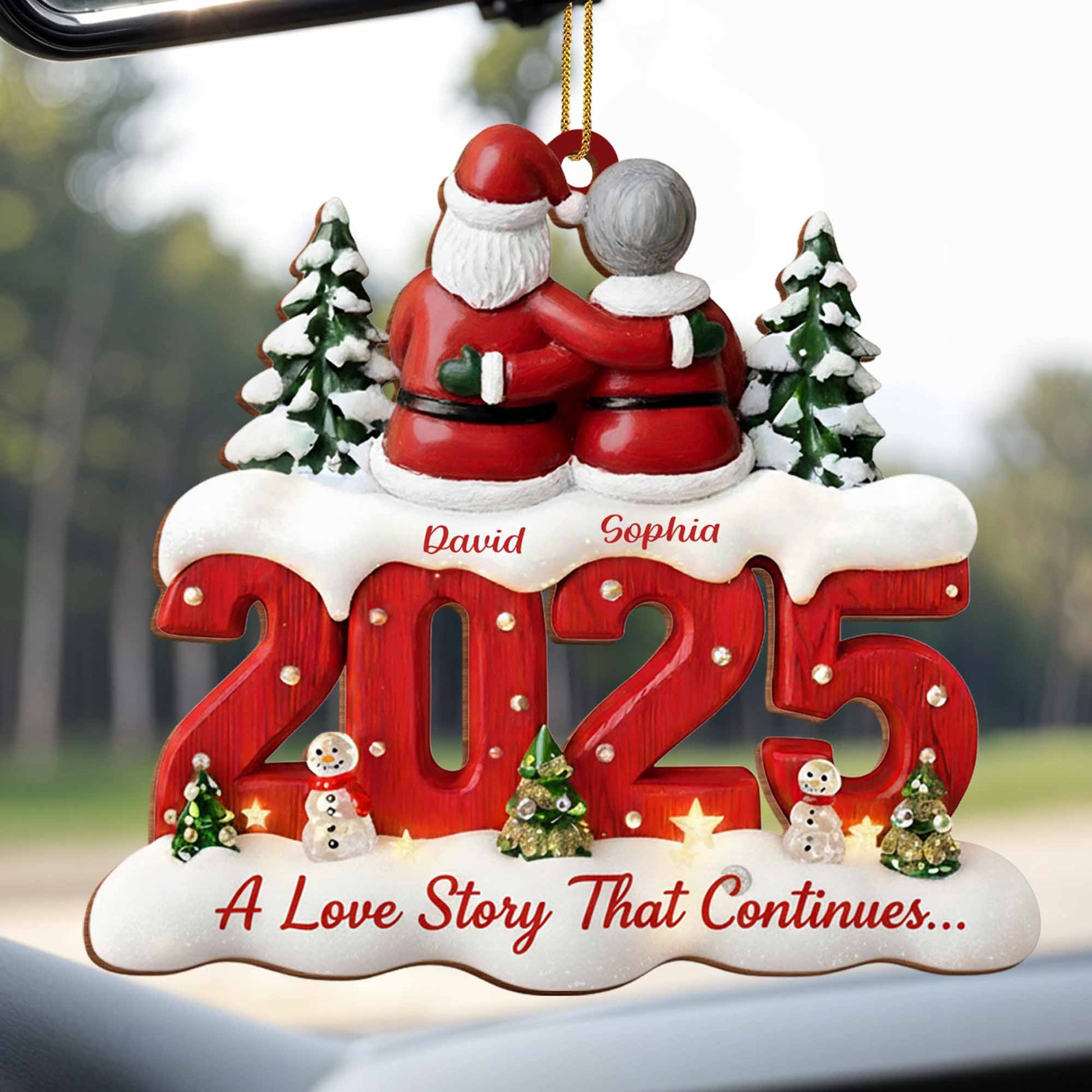 A Love Story That Continues, Santa Claus And Christmas Themes