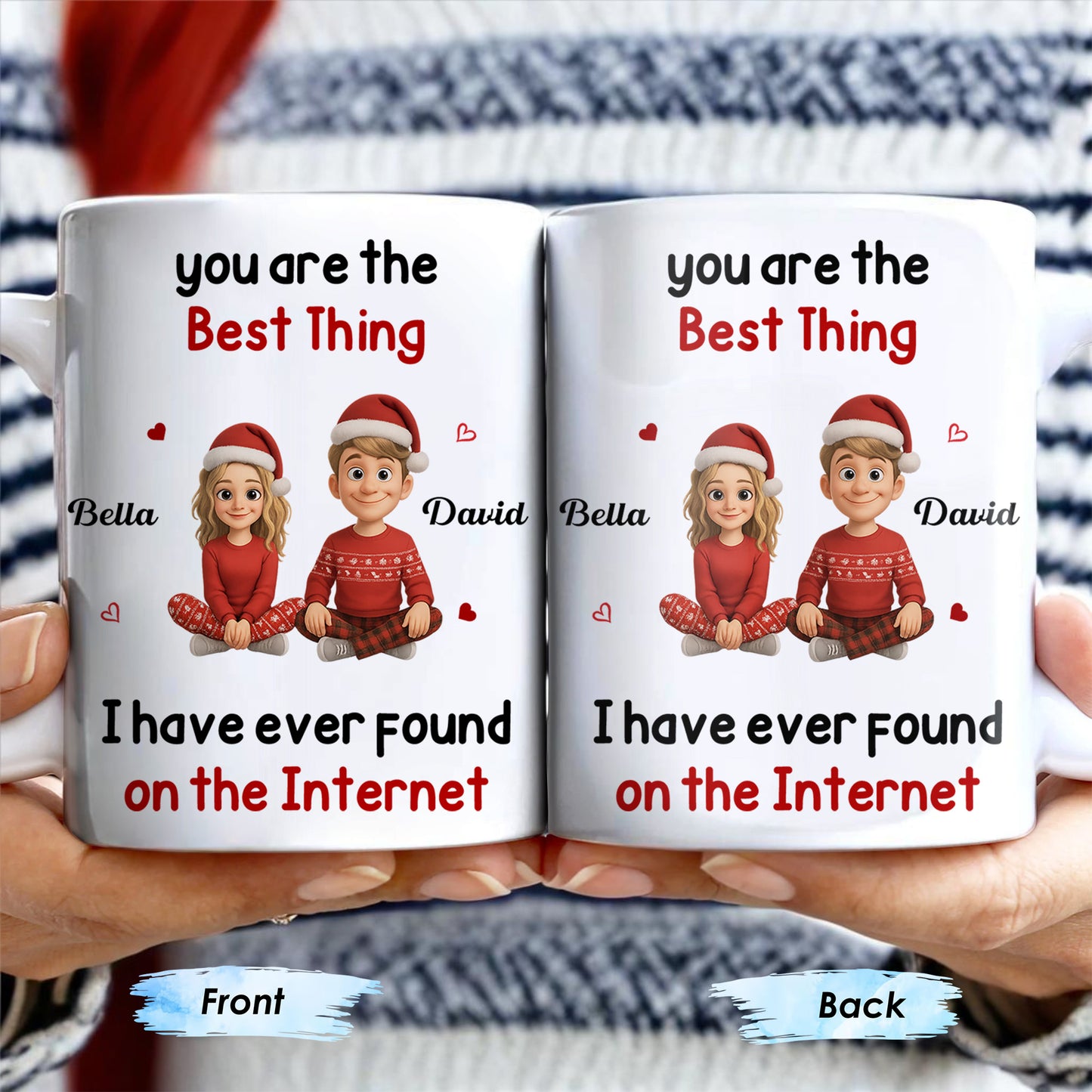 You Are The Best Thing I Have Ever Found, Cartoon Couple