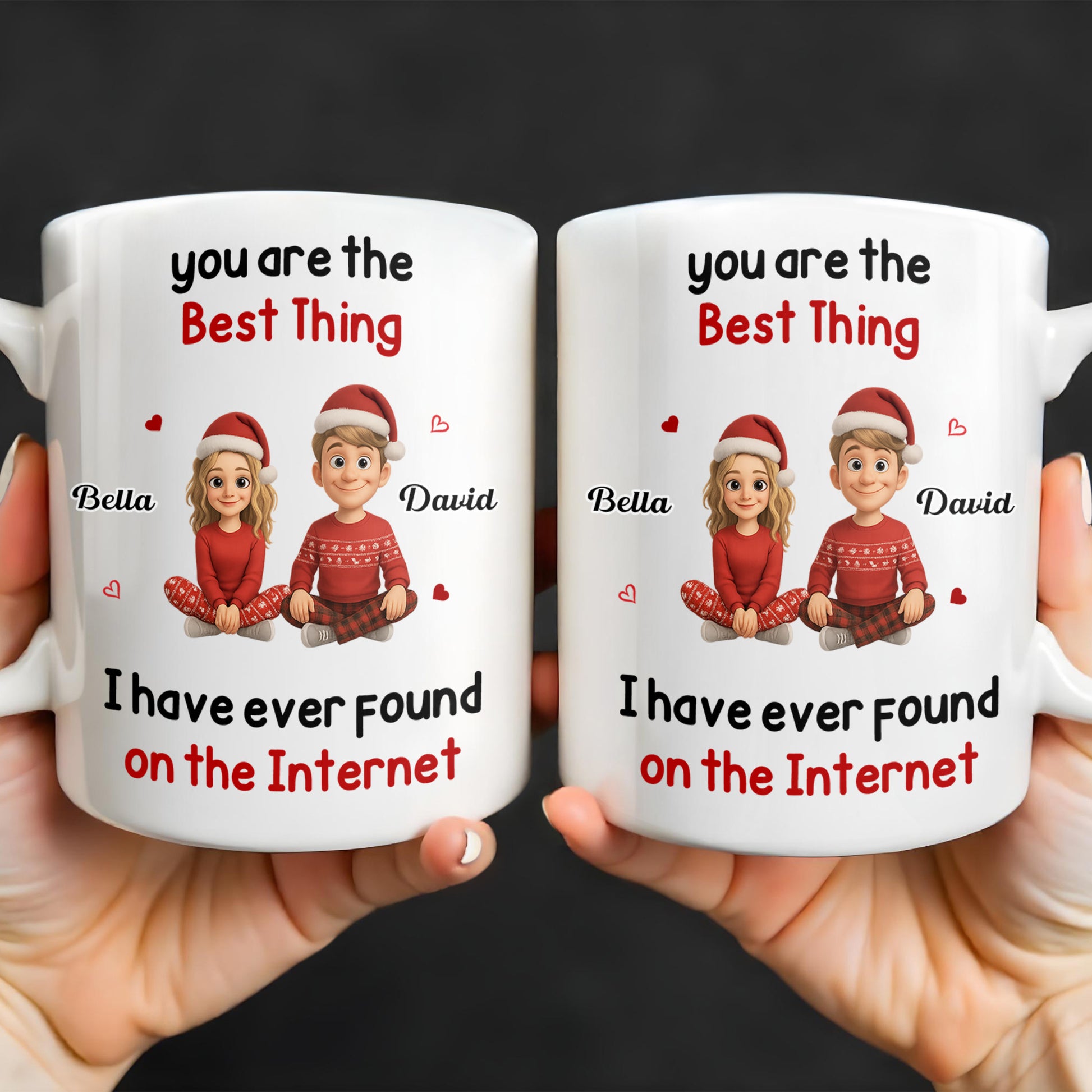 You Are The Best Thing I Have Ever Found, Cartoon Couple