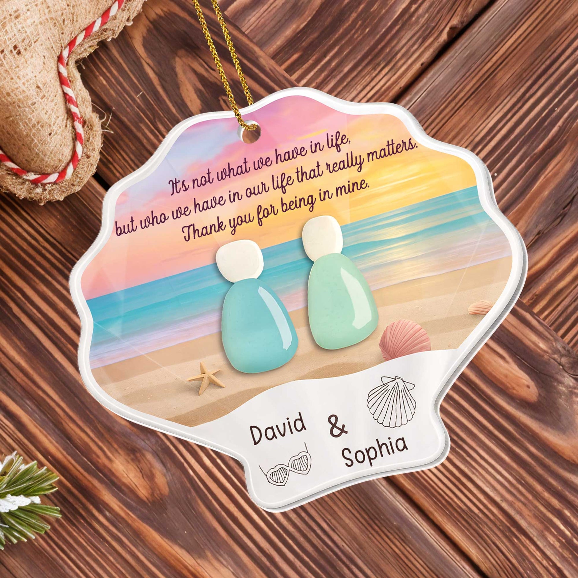 Thank You For Being In Mine, Beach And Sunset