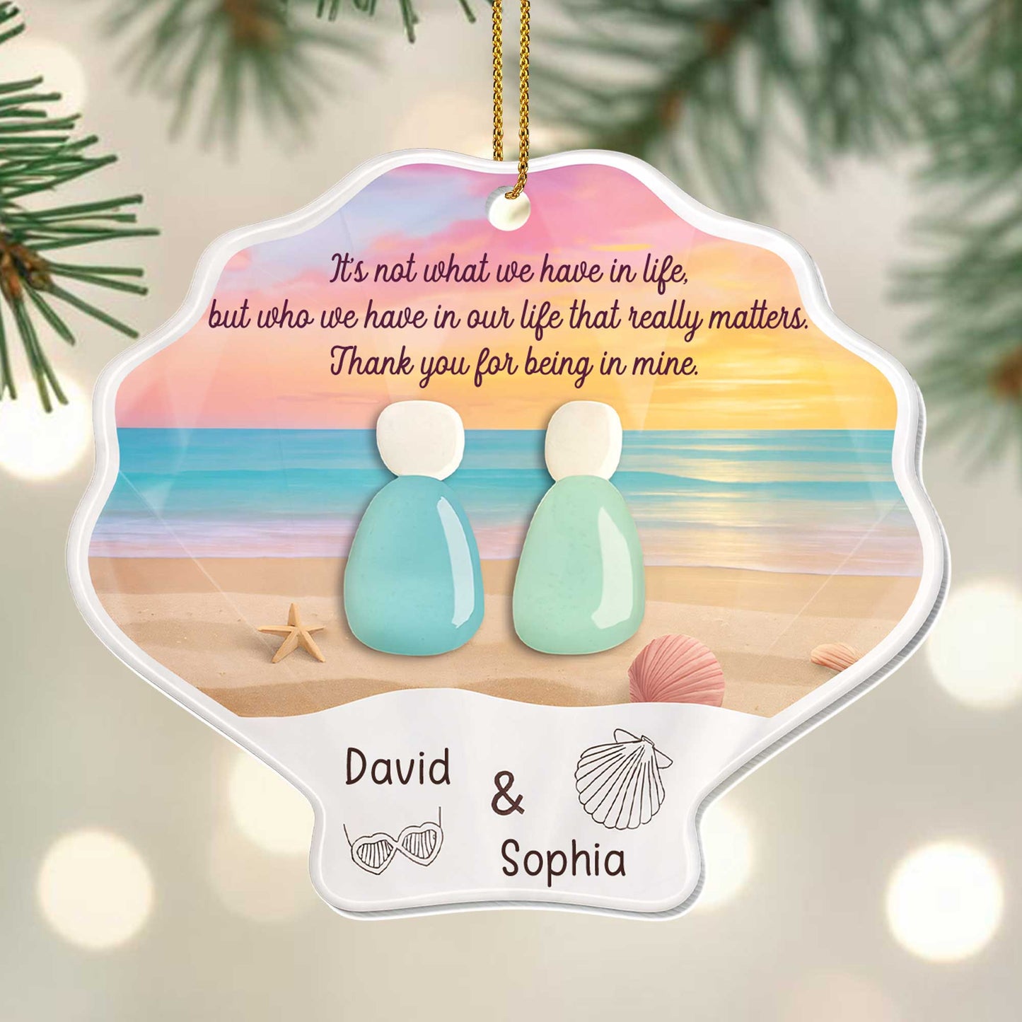 Thank You For Being In Mine, Beach And Sunset