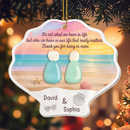 Thank You For Being In Mine, Beach And Sunset