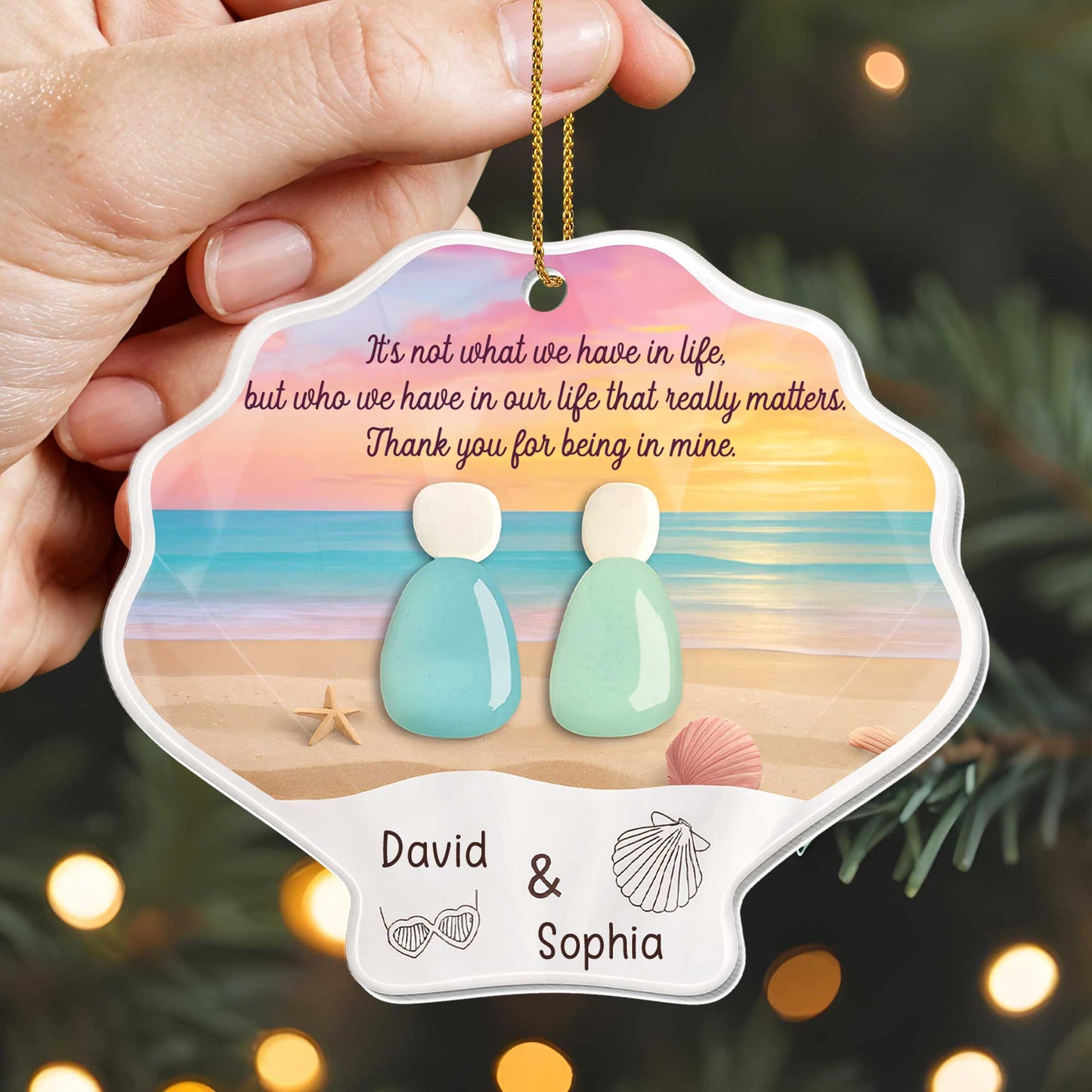 Thank You For Being In Mine, Beach And Sunset