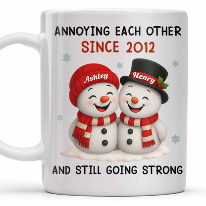 Annoying Each Other Since, Snowmen Design