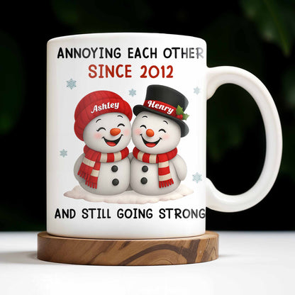 Annoying Each Other Since, Snowmen Design