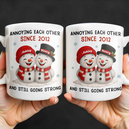 Annoying Each Other Since, Snowmen Design